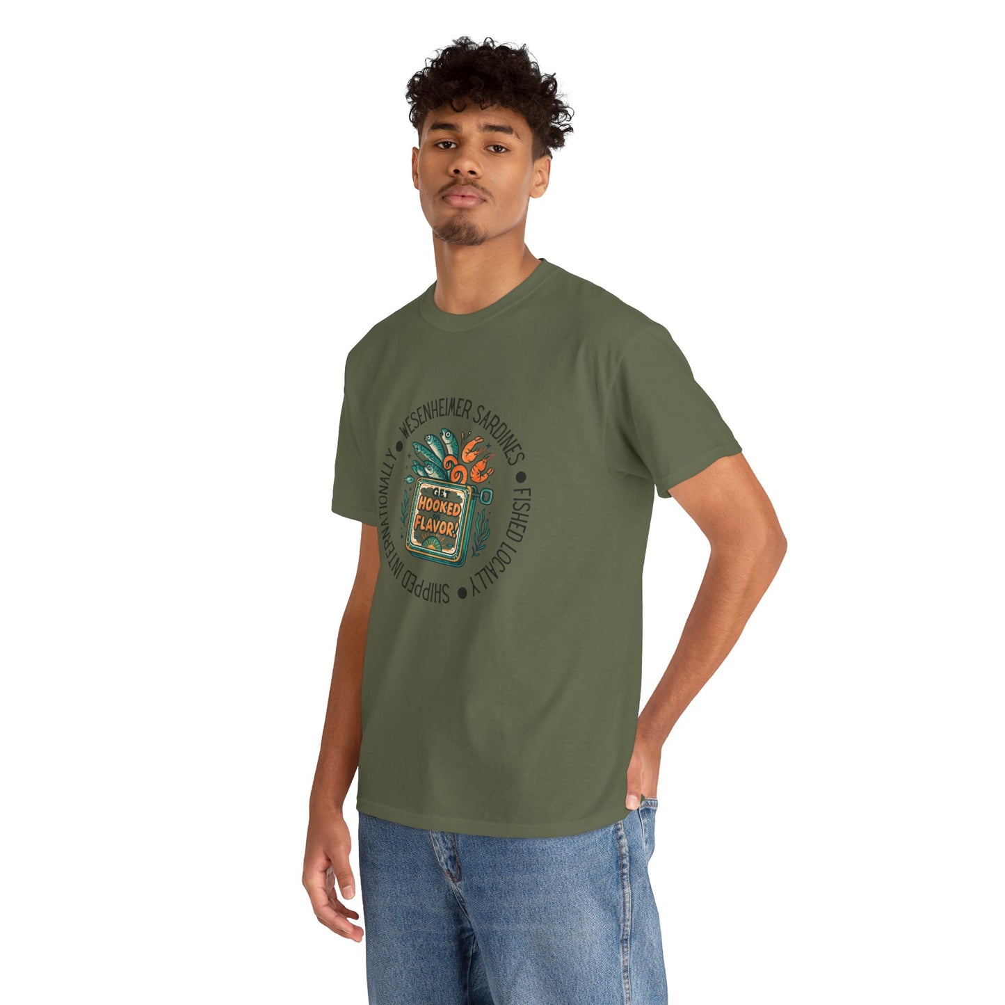 Nostalgic Sardine Ad Graphic Top