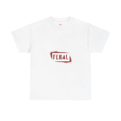 Graffiti Tee - Feral in Spray Paint Design