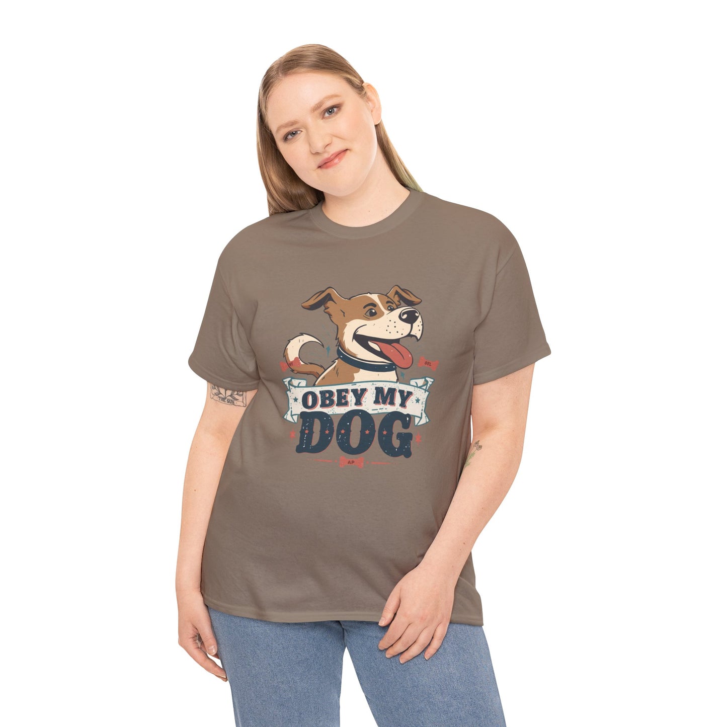 Obey My Dog T-Shirt — Happy Dog Graphic Tee