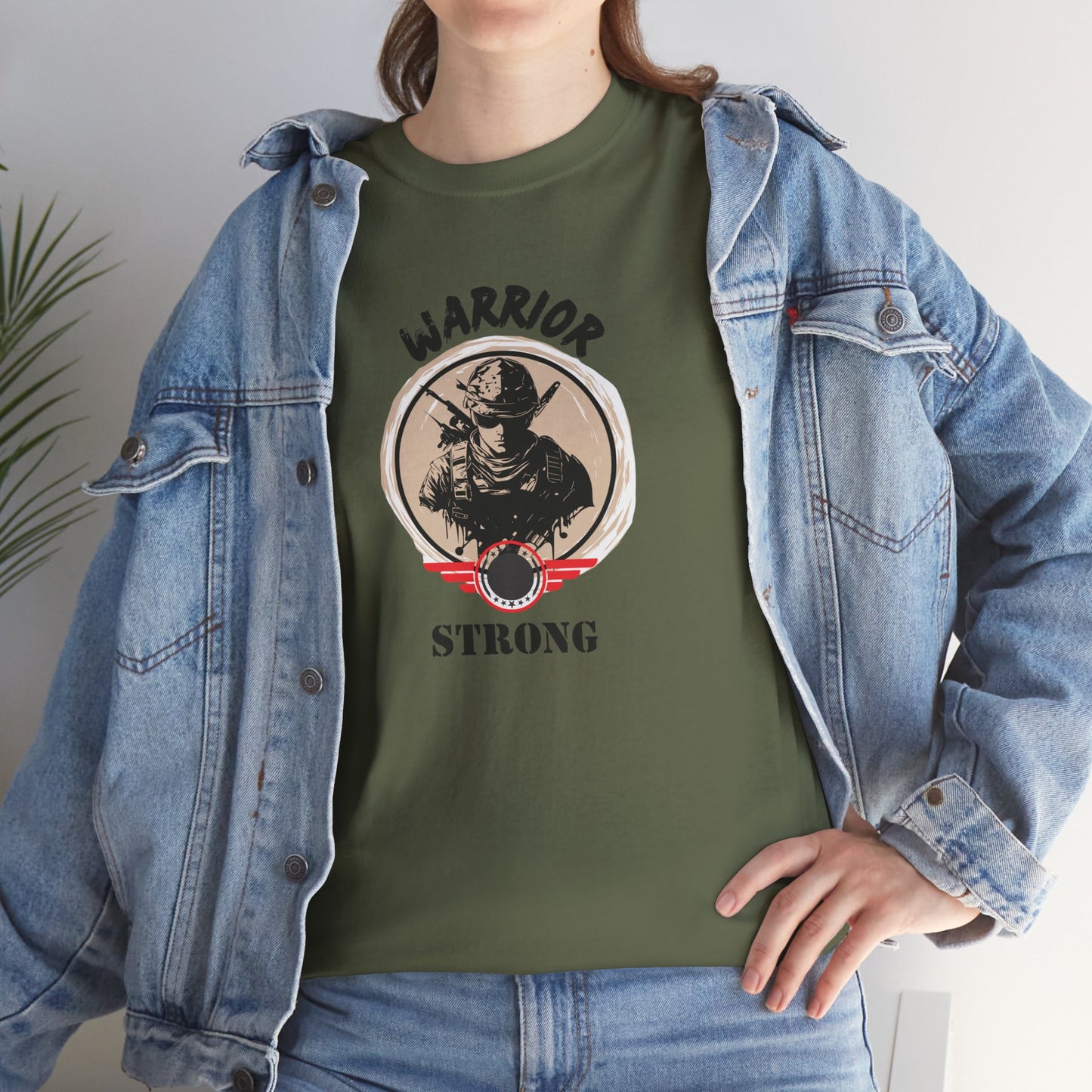 Warrior Strong Tee, Unisex Cotton T-Shirt