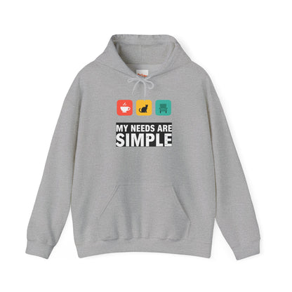 My Needs Are Simple Cat Coffee Chair Hoodie