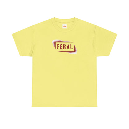 Graffiti Tee - Feral in Spray Paint Design