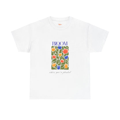 Floral Tee - Bloom Where You're Planted