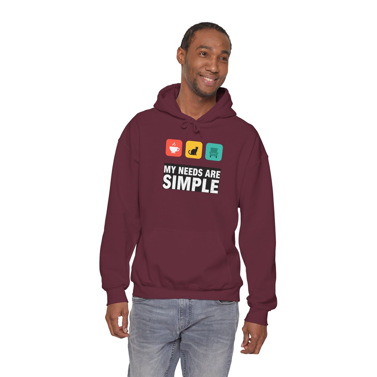 My Needs Are Simple Cat Coffee Chair Hoodie