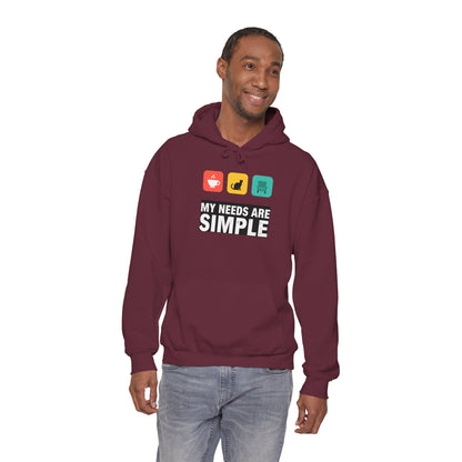 My Needs Are Simple Cat Coffee Chair Hoodie