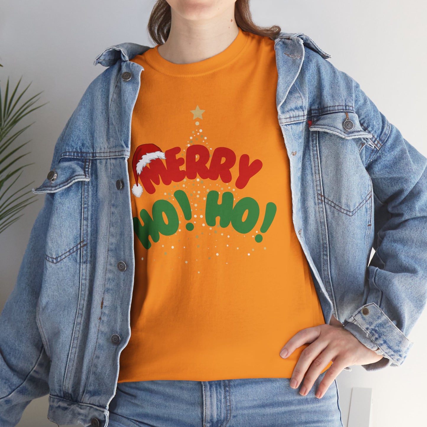 Christmas Tree Unisex Tee - Merry Ho Ho Holiday Theme