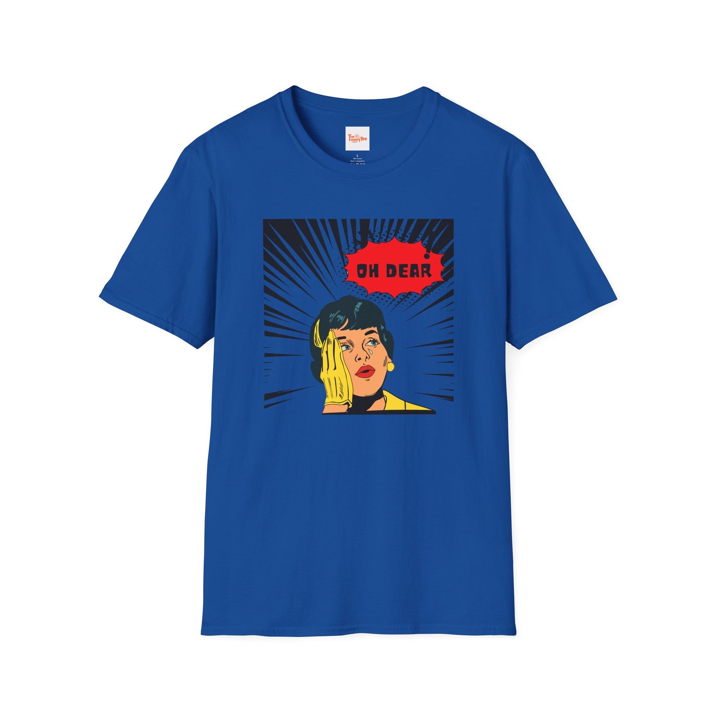Comic Woman Unisex T-Shirt - 'Oh Dear' Graphic