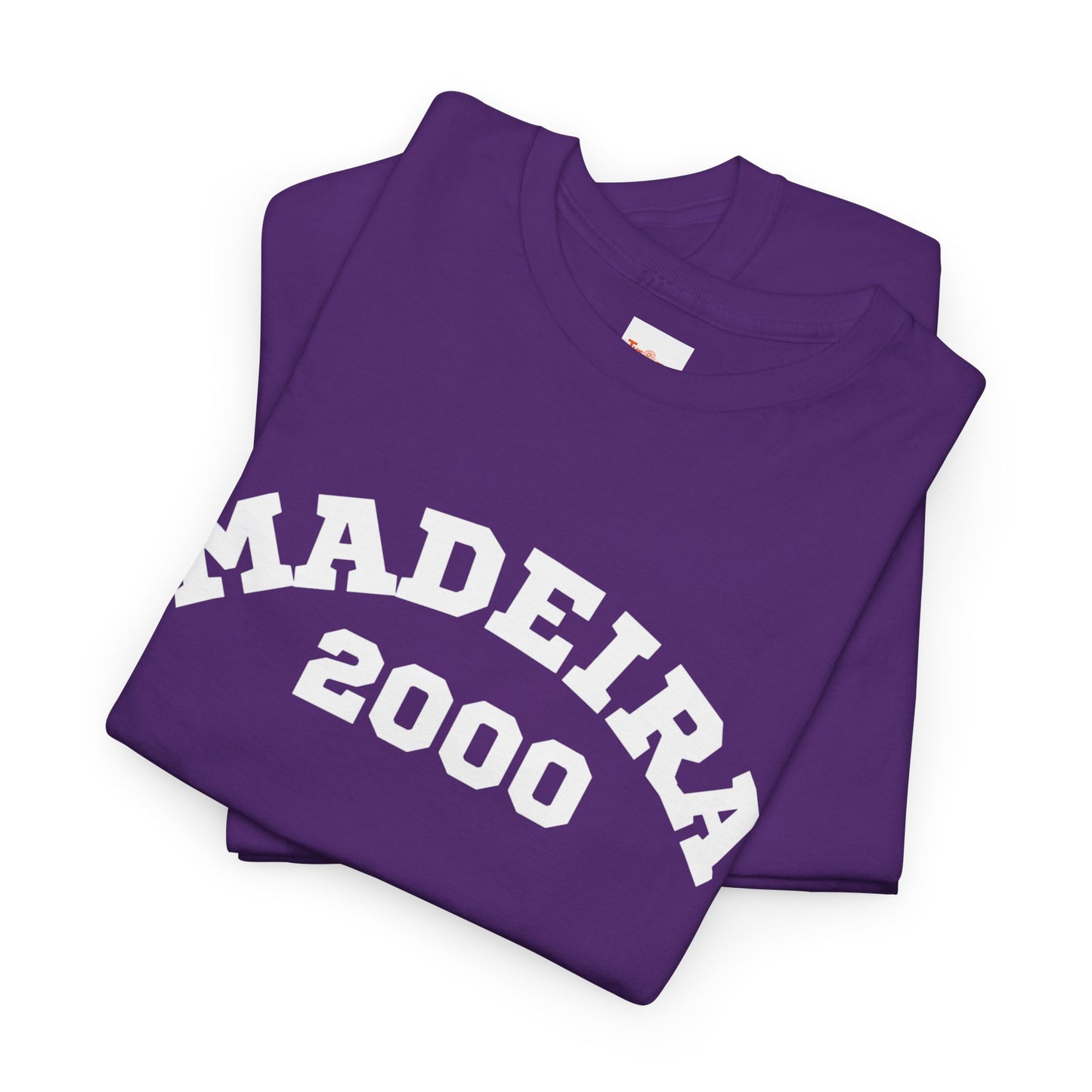 T-Shirt - Madeira 2000 Unisex Heavy Cotton Tee, Portuguese Travel