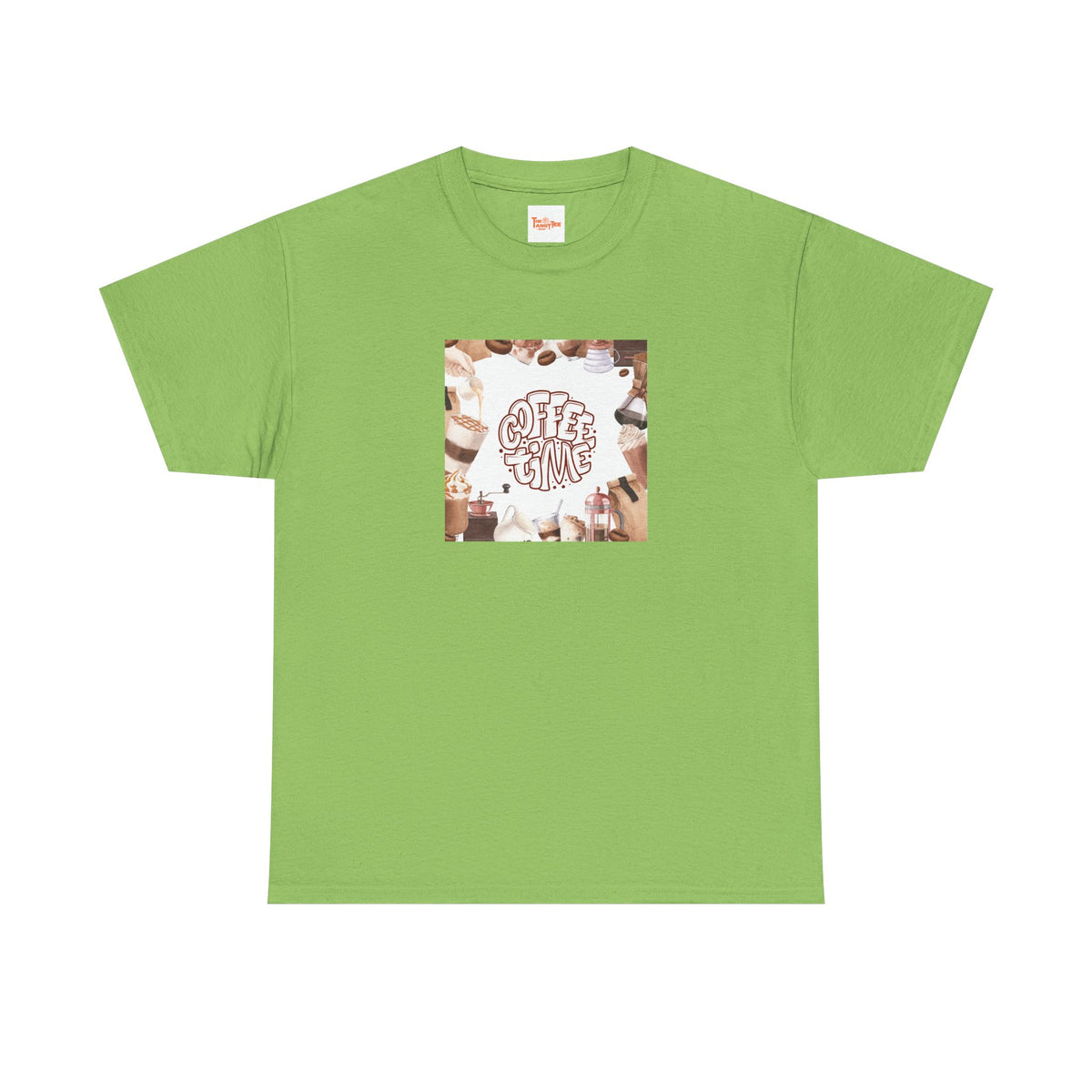 Coffee Time T-Shirt — Graphic Coffee Cups Tee
