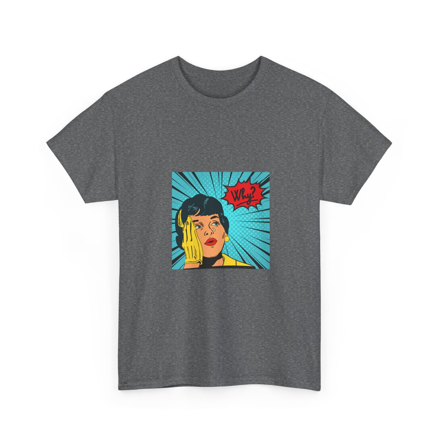 Comic Book Damsel Unisex Tee - Asking Why