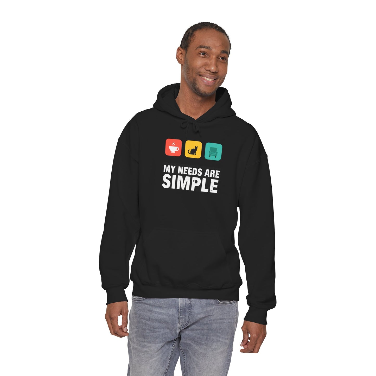 My Needs Are Simple Cat Coffee Chair Hoodie
