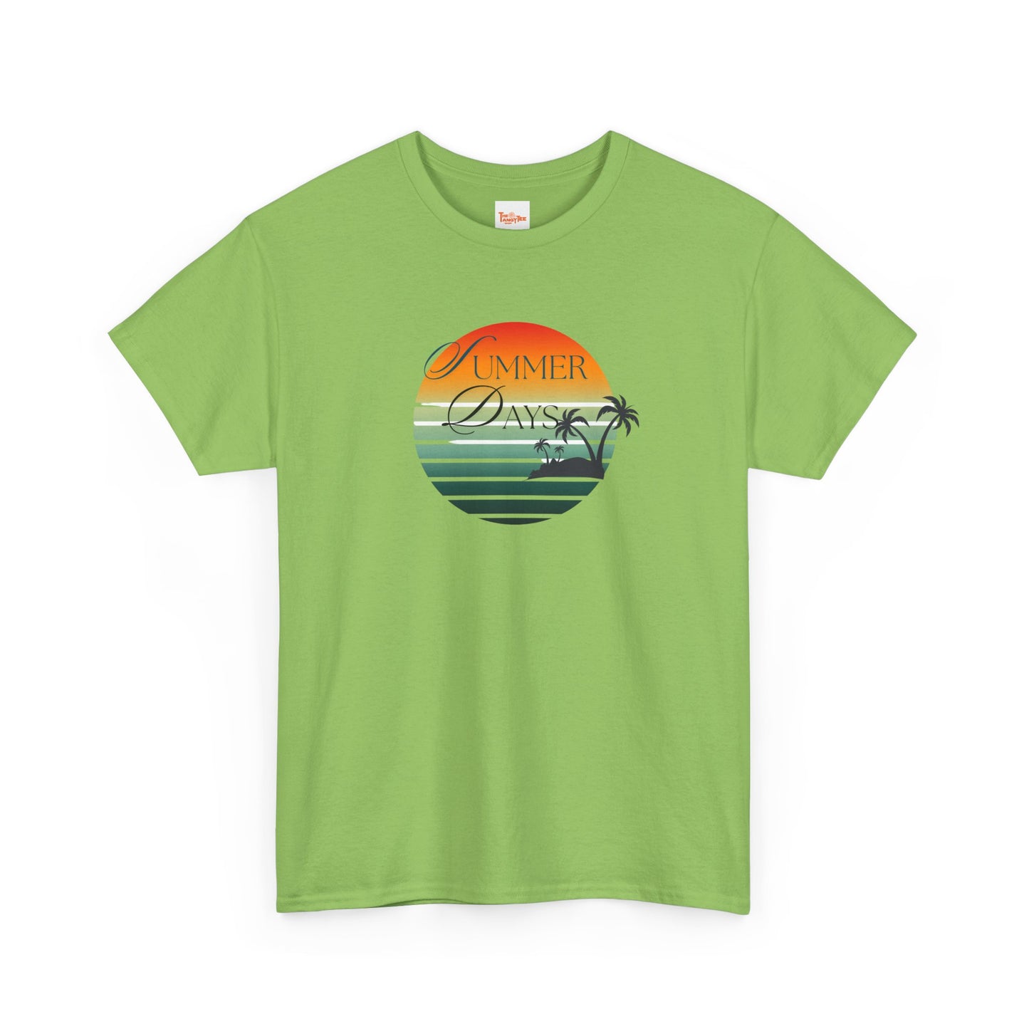 Palm Tree Tee - Summer Days Unisex Heavy Cotton Tee