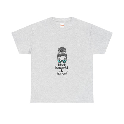 Black Beautiful Blessed Unisex Tee