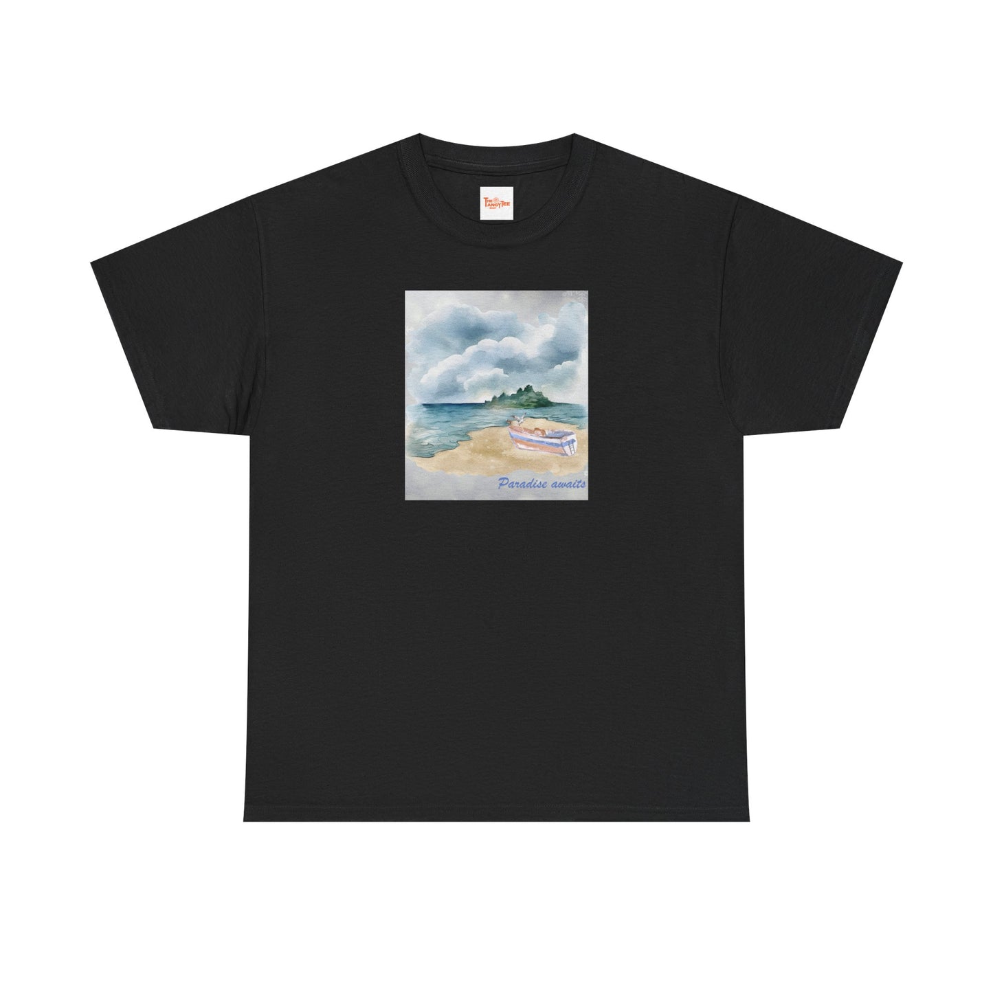 Paradise Awaits Beach Boat T-Shirt