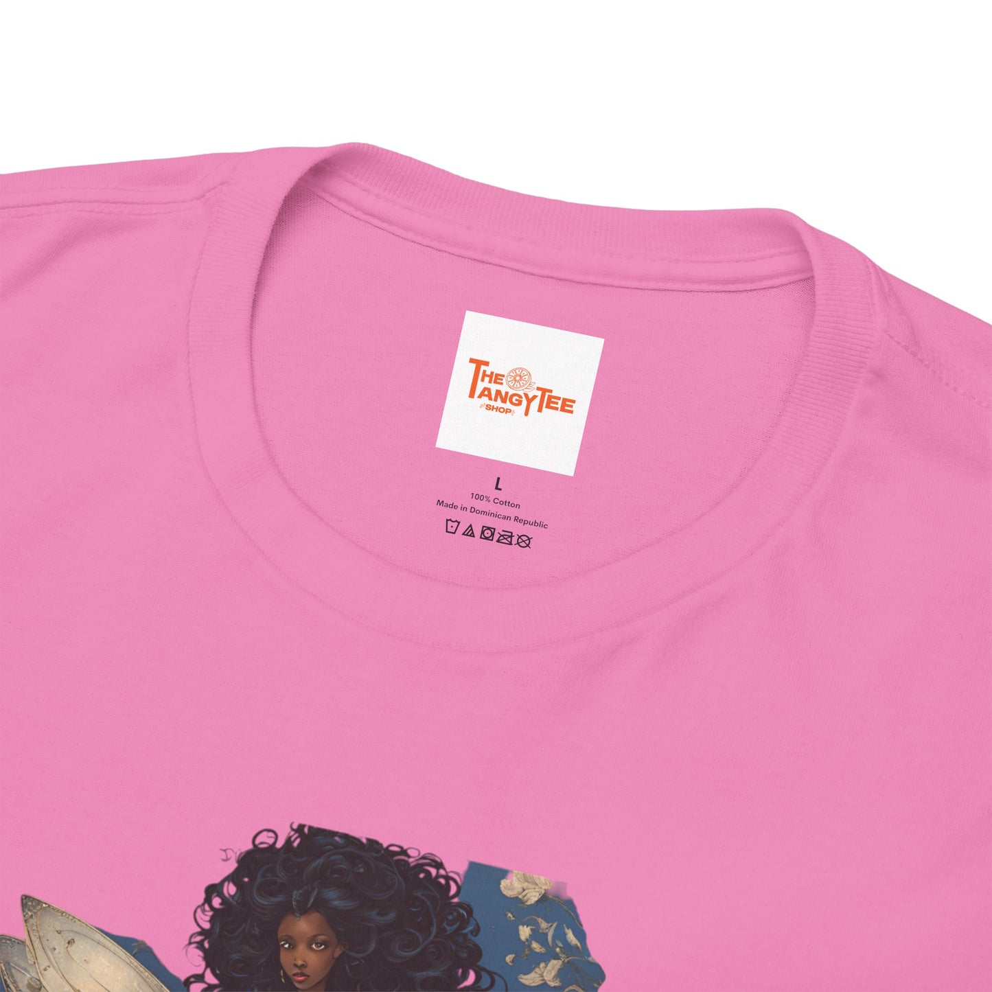 Black Fairy Blue Dress Tee