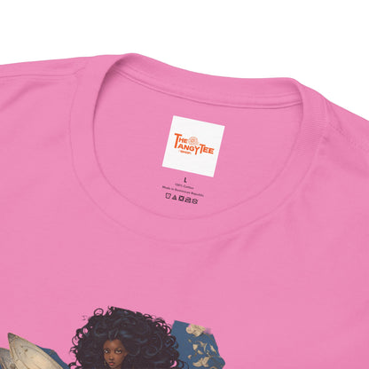 Black Fairy Blue Dress Tee