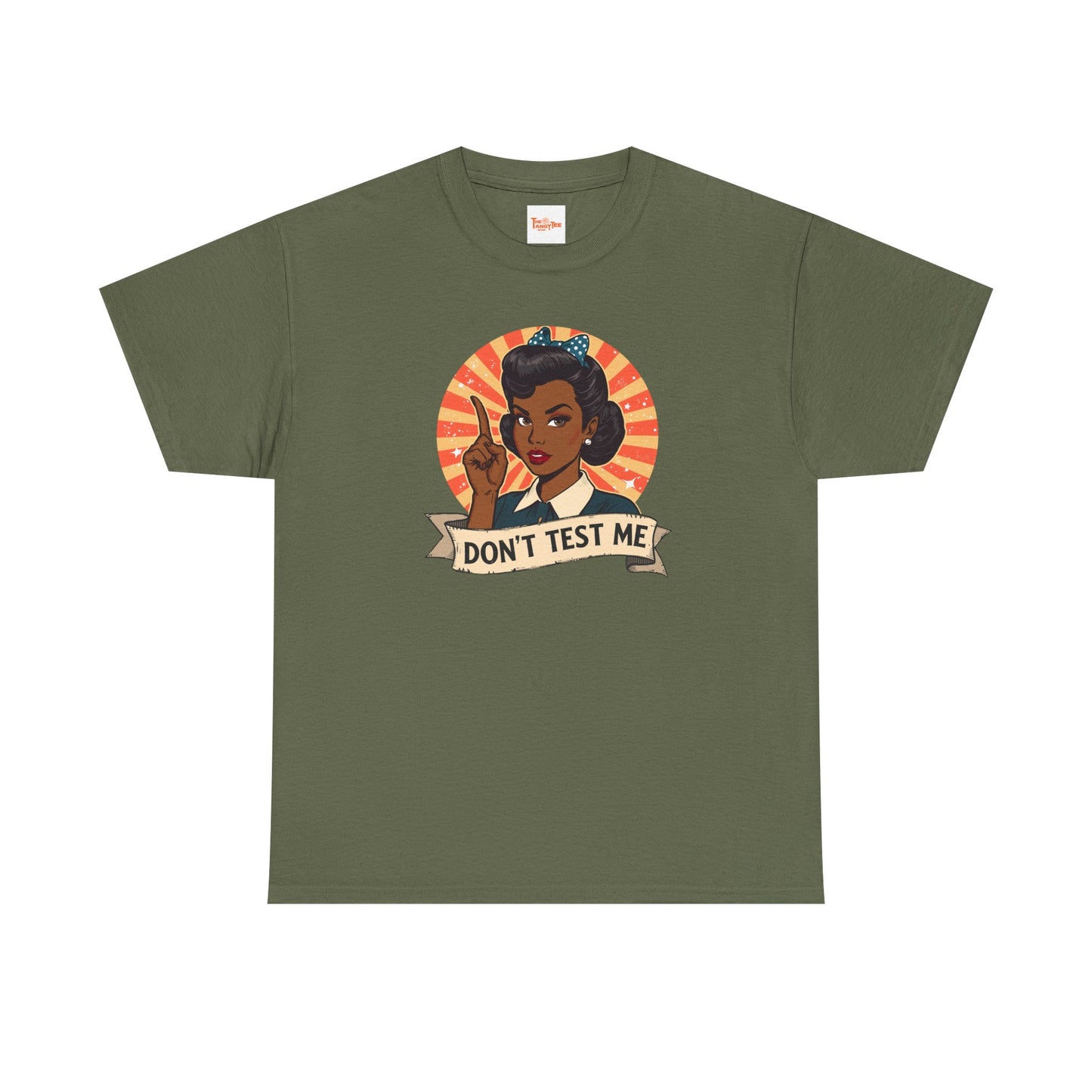 Don't Test Me 50s Retro African American Woman T-Shirt