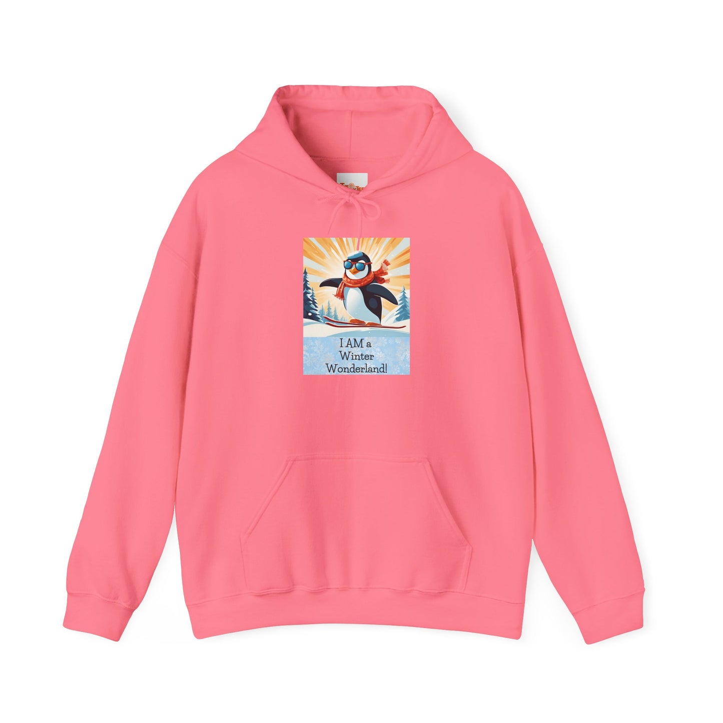 Hooded Sweatshirt Winter Wonderland Penguin