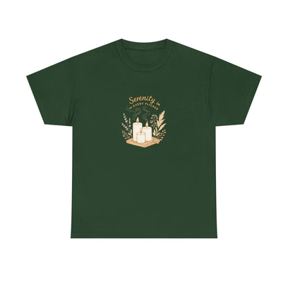 Serenity Candle Cotton Tee