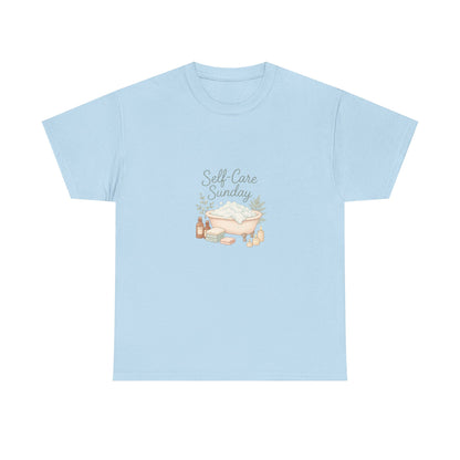 Self-Care Sunday Unisex Cotton Tee