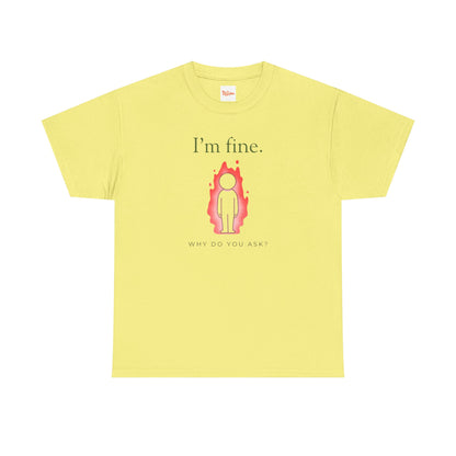 Graphic Man on Fire Unisex Tee