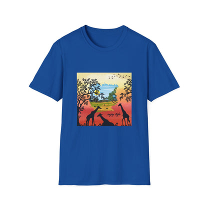 Giraffe Silhouette Unisex T-Shirt