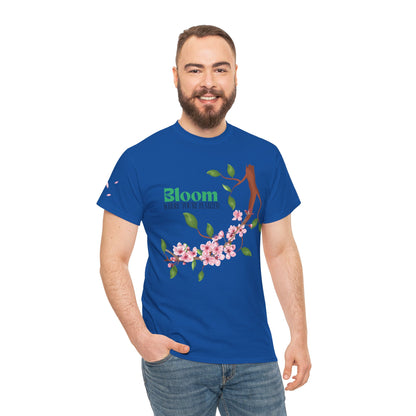 Graphic Tee - Bloom Where You're Planted, Trailing Vines Design
