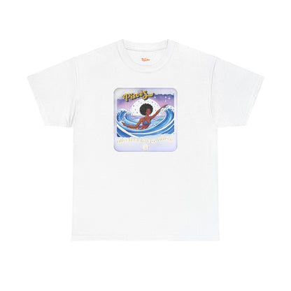 Pisces Zodiac Tee — African American Woman Swimming Graphic with Pisces Traits
