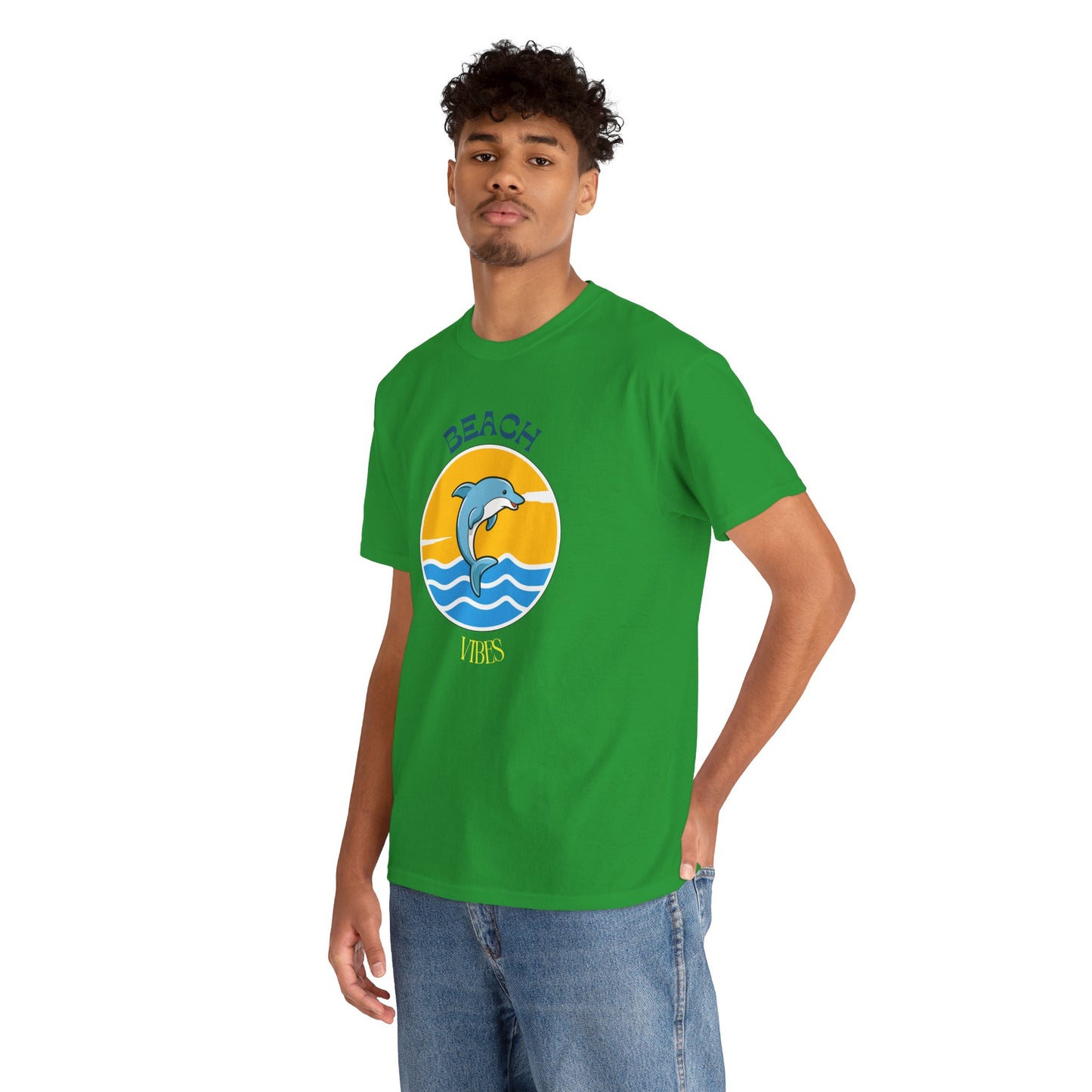 Beach Vibes Dolphin T-Shirt — Sunny Ocean Graphic Tee