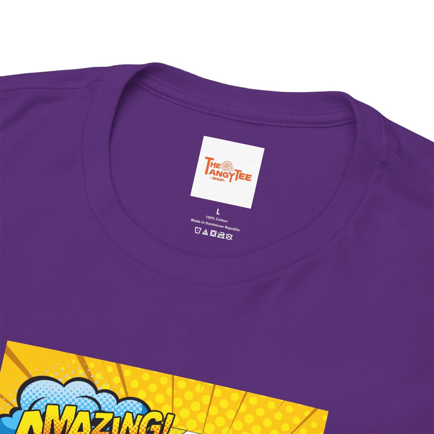 Amazing Black and Yellow Superhero Graphic Tee