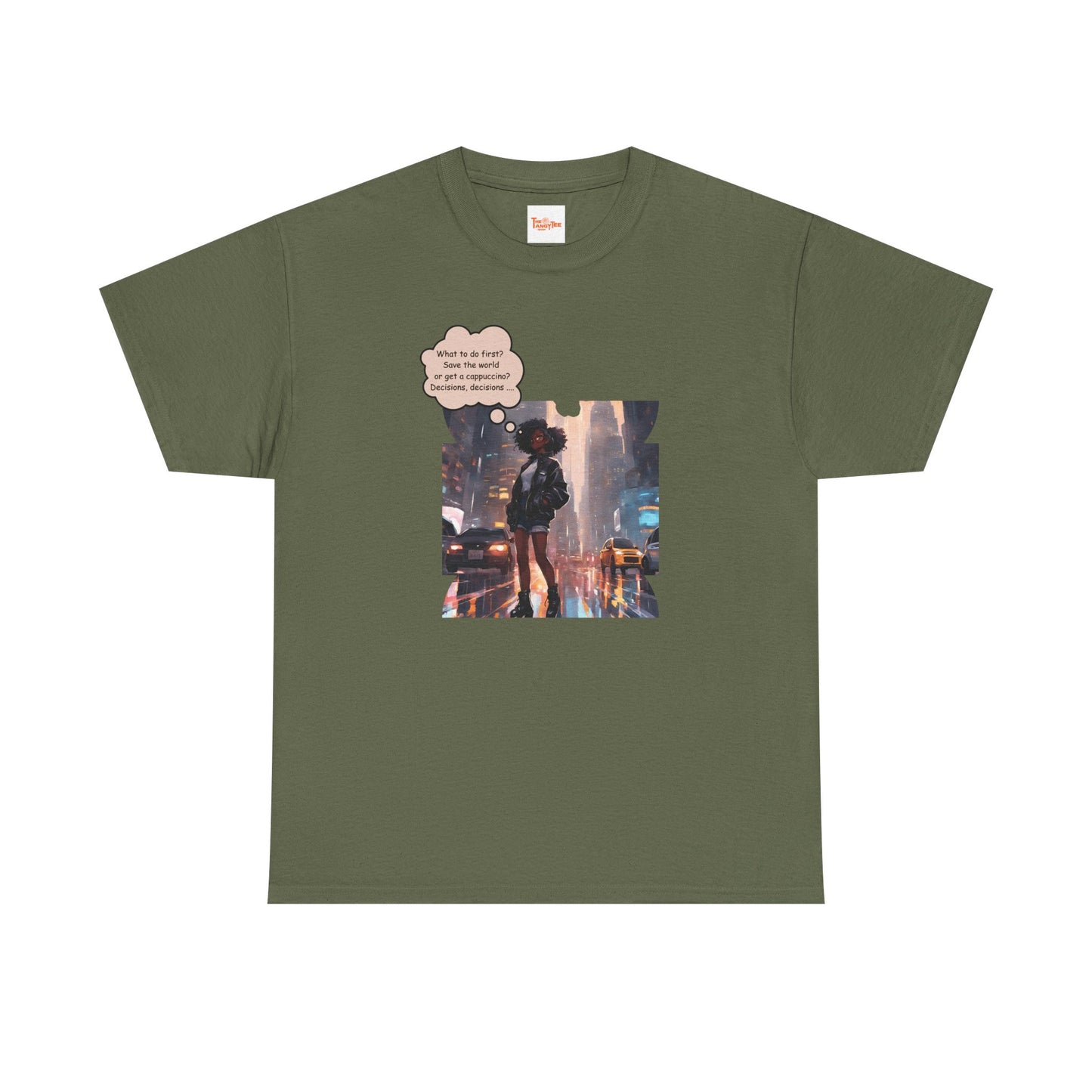 Anime Girl Save the World Tee