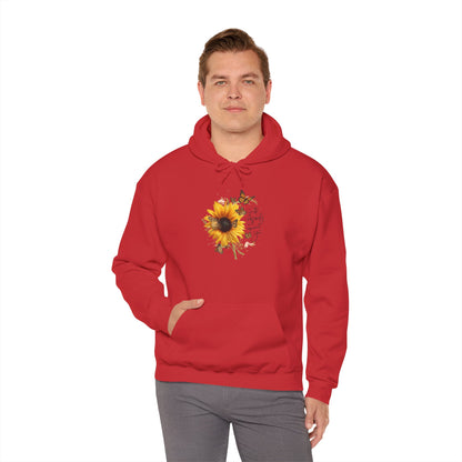 See the Beauty Around You Sunflower & Monarch Hoodie