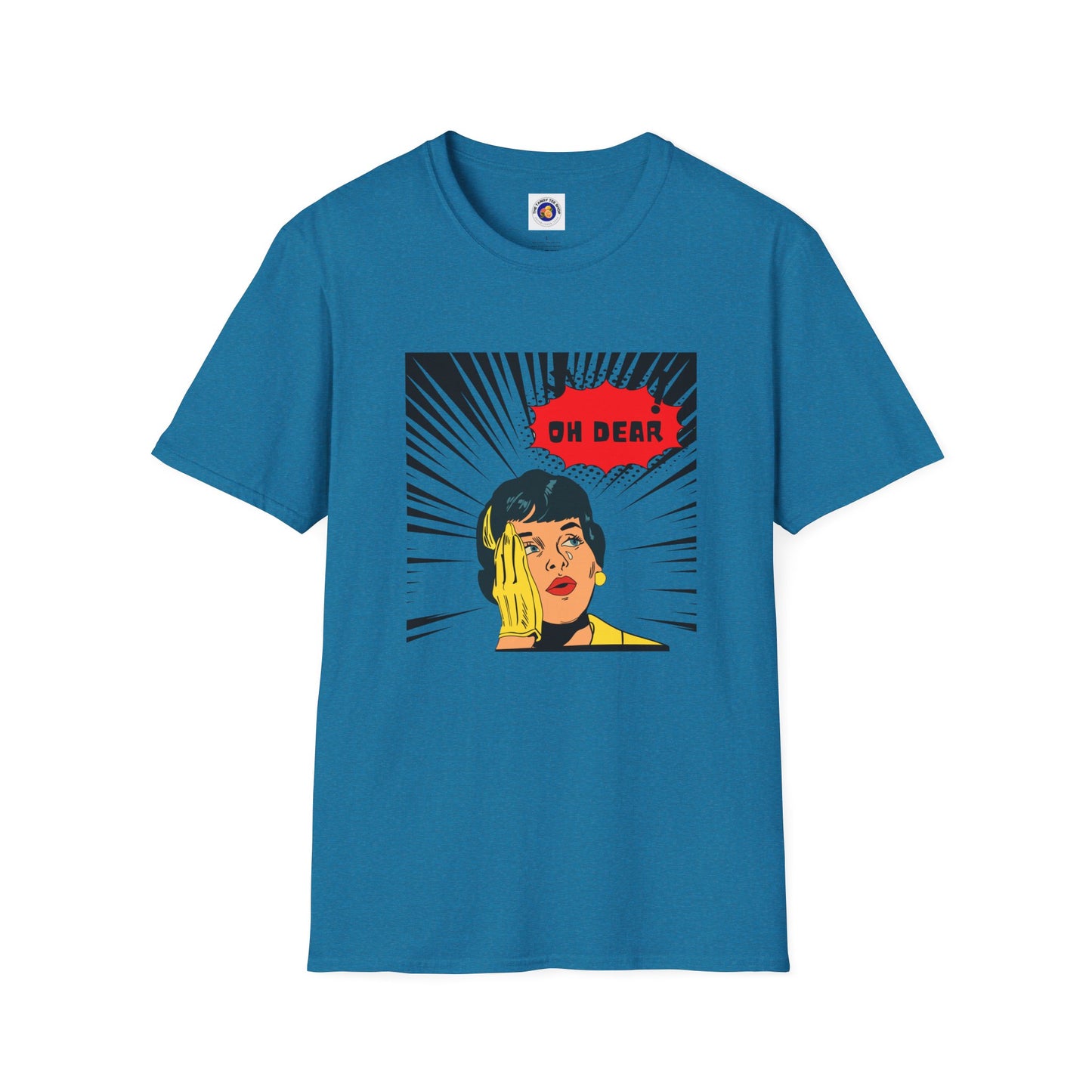 Comic Woman Unisex T-Shirt - 'Oh Dear' Graphic