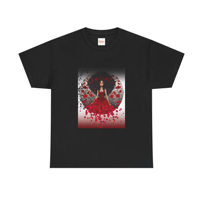 Raven-Haired Rose Unisex Tee