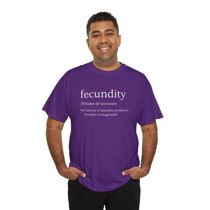 Fecundity Definition T-Shirt — Botanical Growth Graphic Tee