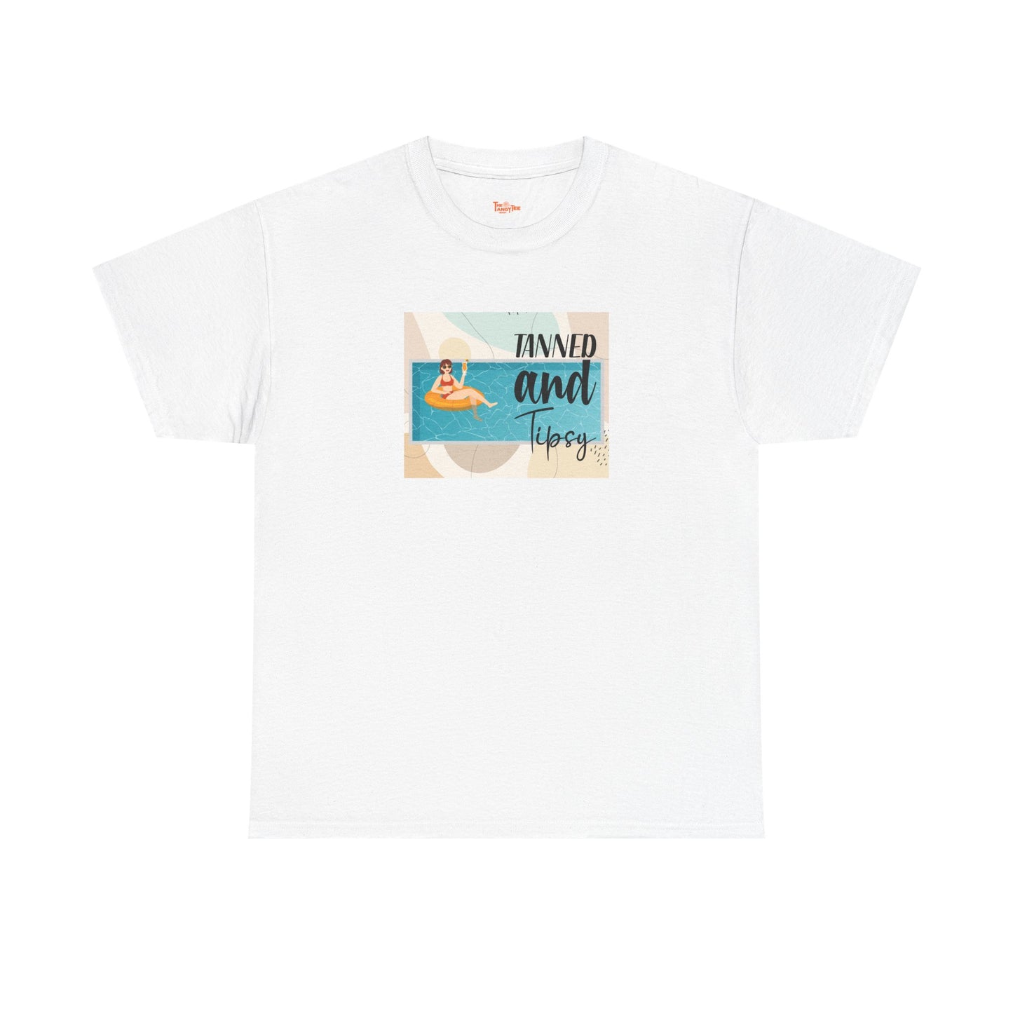 Tanned and Tipsy Pool Float Tee