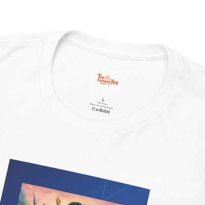 Dreamy Tee - Black Princess Unicorn Design