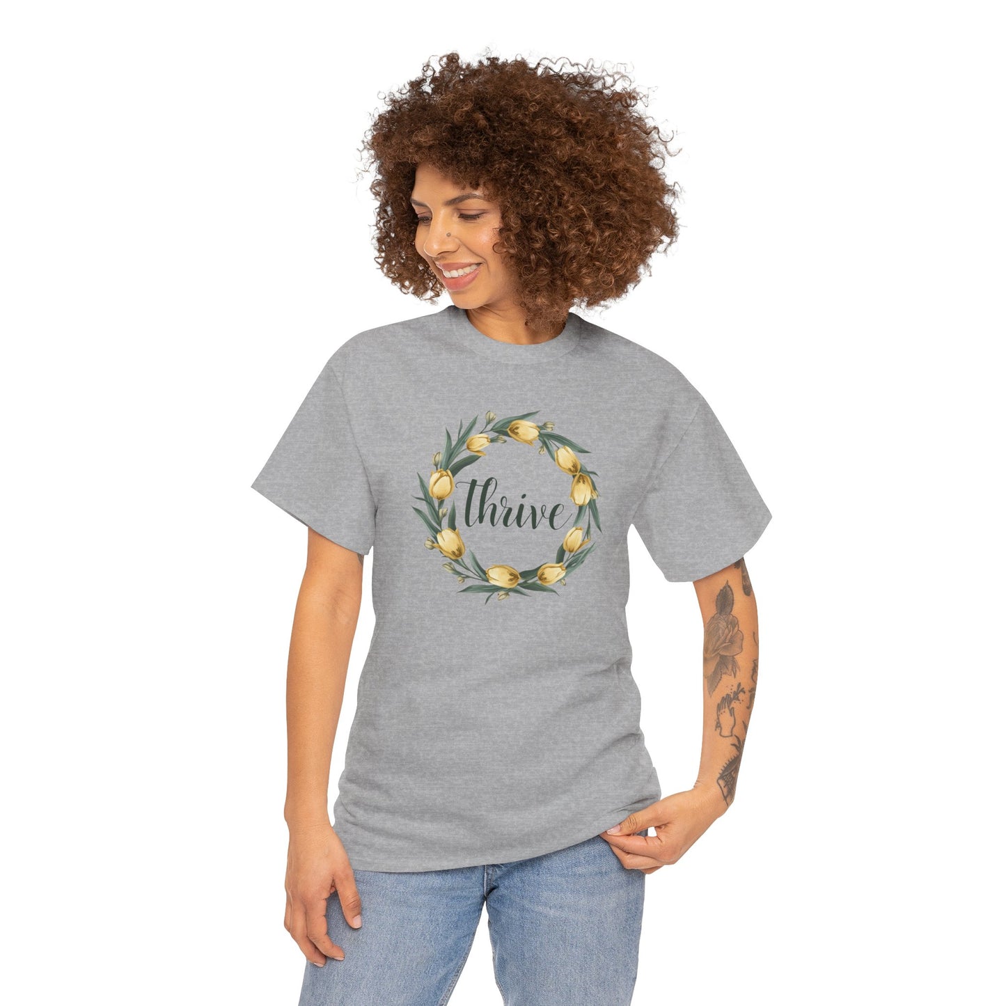 Thrive Yellow Tulips T-Shirt