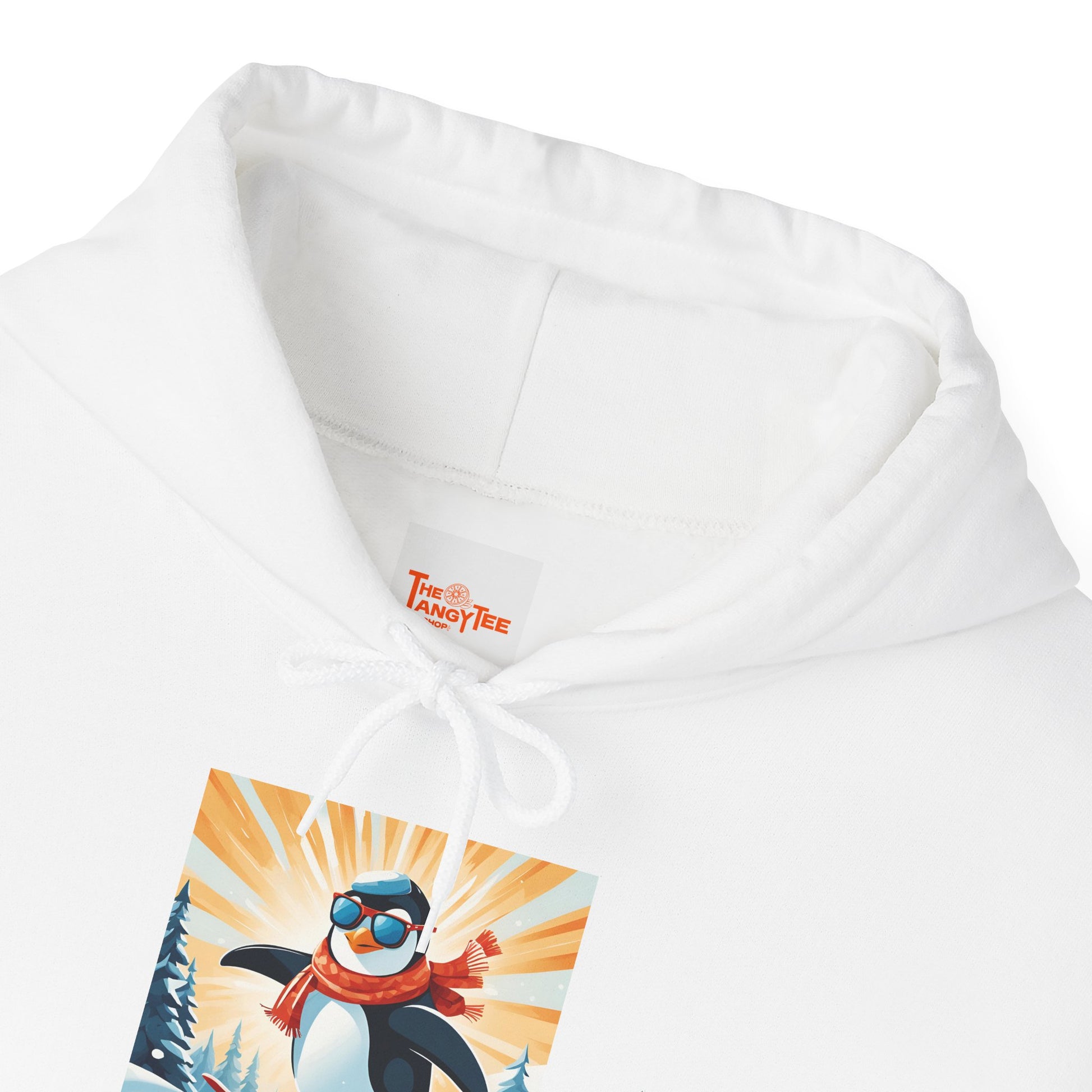 Hooded Sweatshirt Winter Wonderland Penguin
