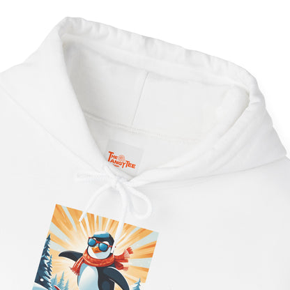 Hooded Sweatshirt Winter Wonderland Penguin