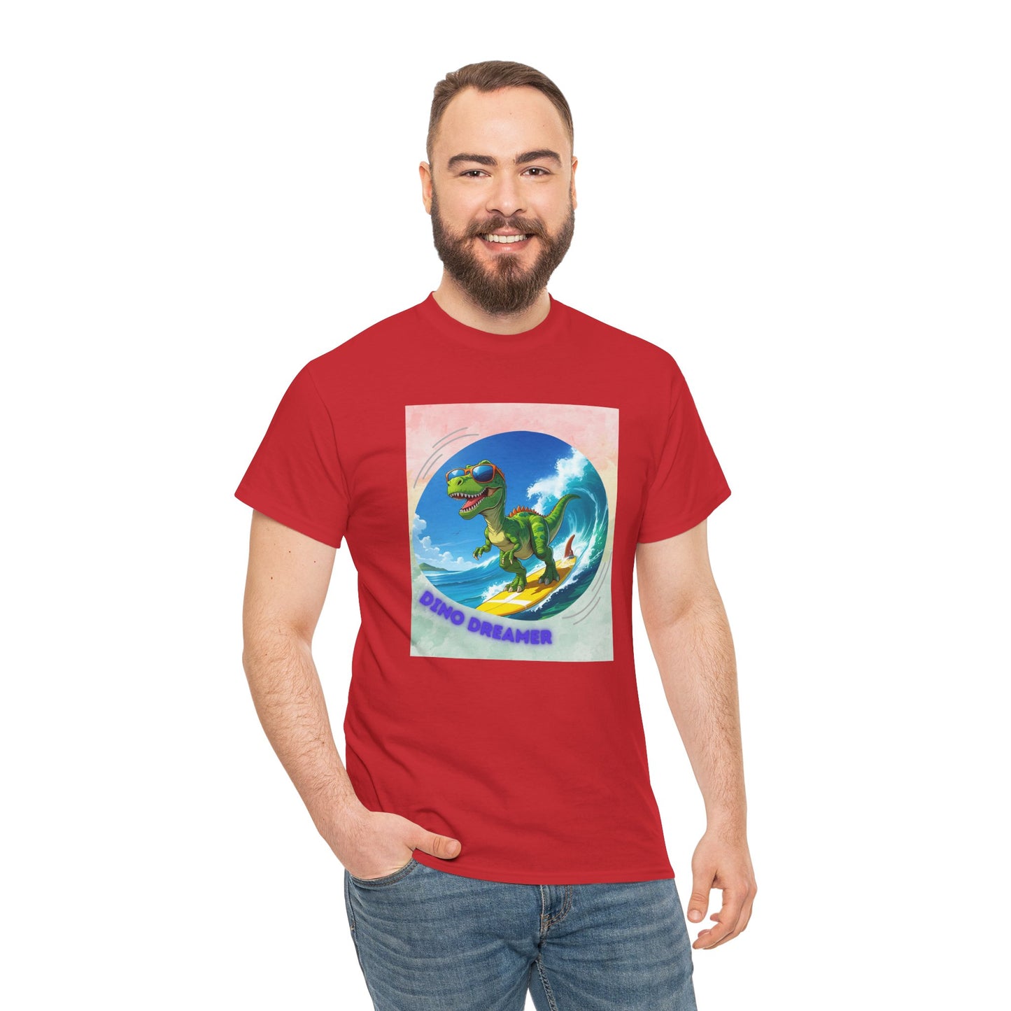 Surfing Dino Tee