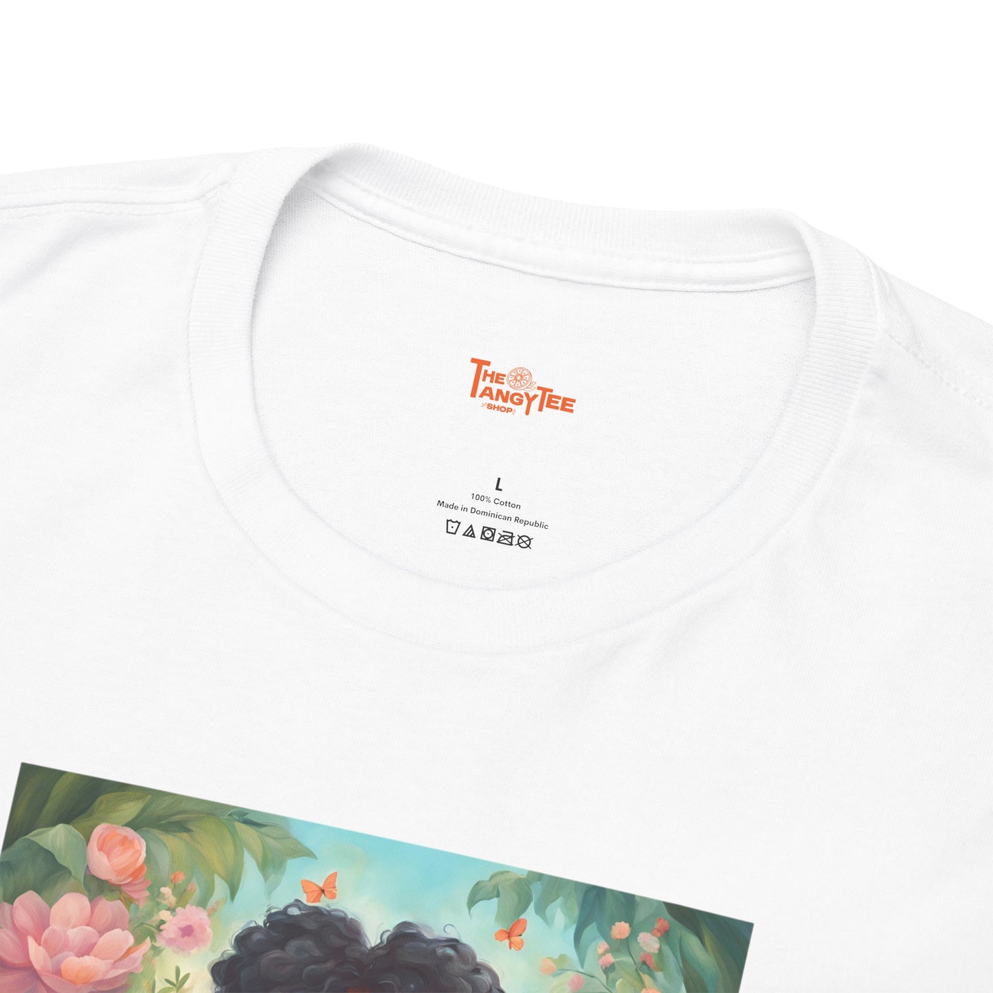 Graphic Tee Love the Planet Little Black Girl Holding Globe