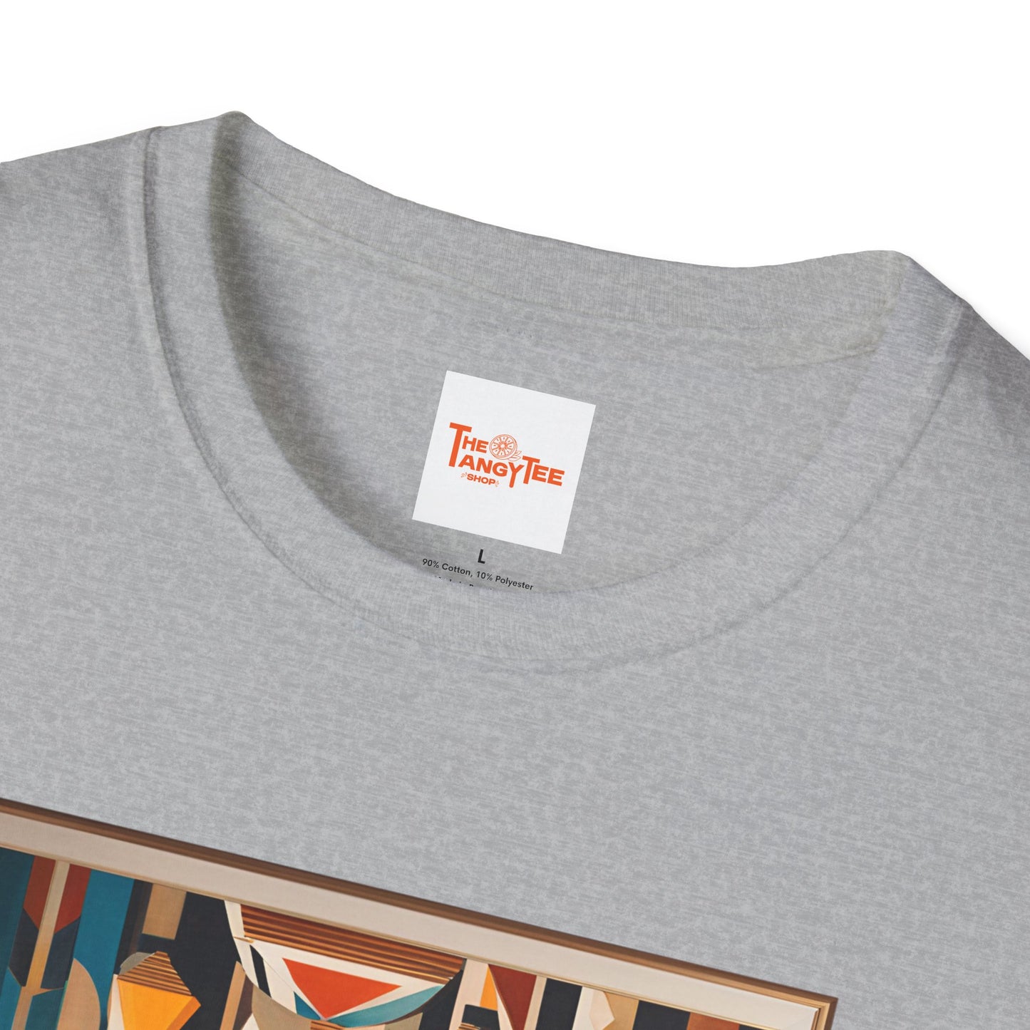 Art Deco Woman Colorful Respite Graphic T-Shirt