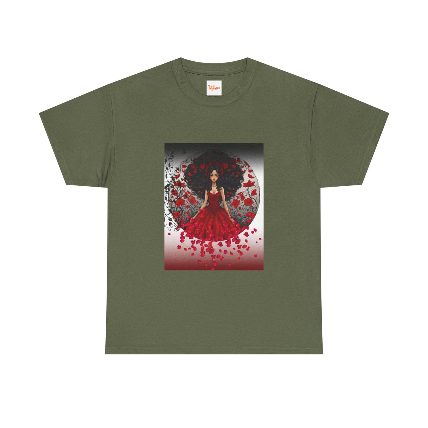 Raven-Haired Rose Unisex Tee