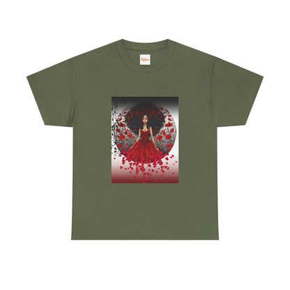 Raven-Haired Rose Unisex Tee