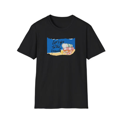 Beach Day T-Shirt — "Let's Go to the Beach" with Towels & Lemonade Graphic