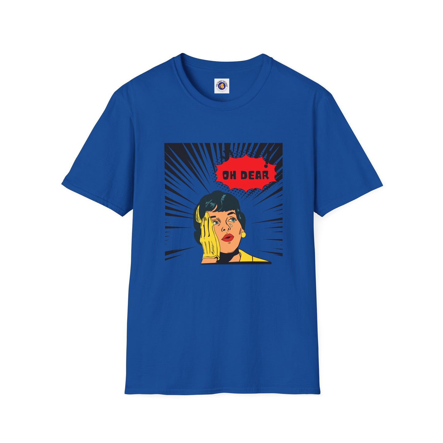 Comic Woman Unisex T-Shirt - 'Oh Dear' Graphic