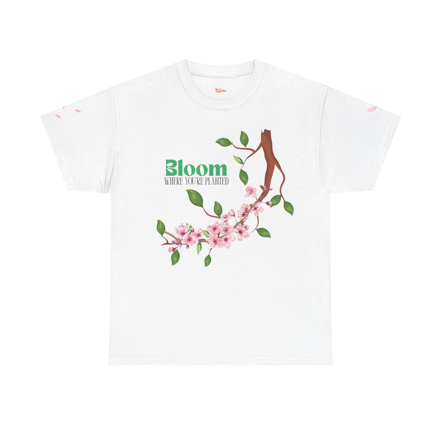 Graphic Tee - Bloom Where You're Planted, Trailing Vines Design