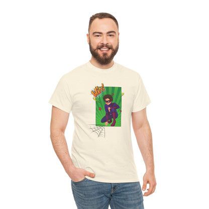 Win Superheroine T-Shirt — Action Pose Graphic Tee