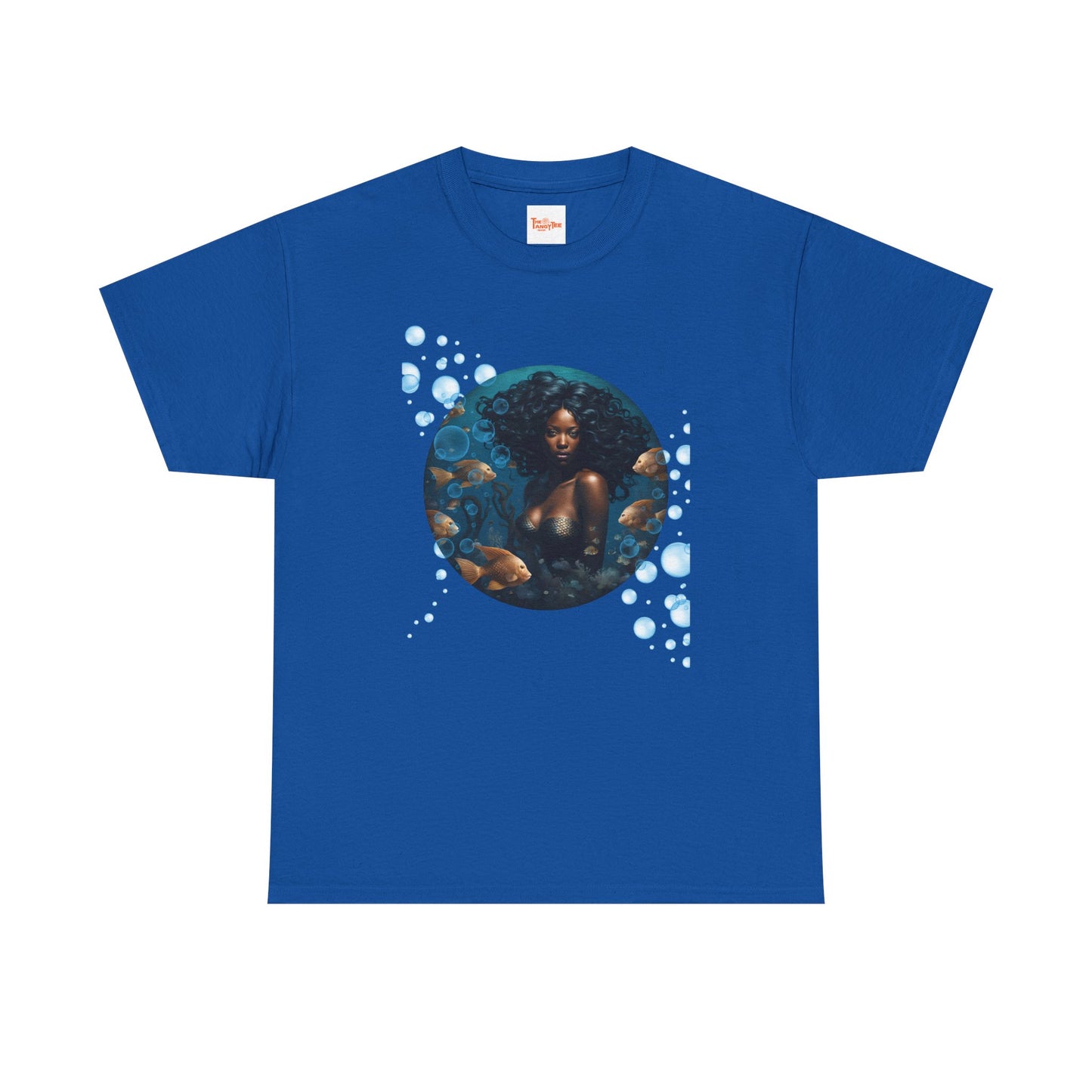 Blue Bubble Mermaid Unisex Tee